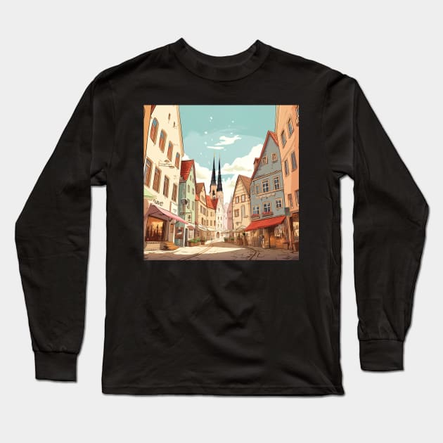 Erfurt Long Sleeve T-Shirt by ComicsFactory